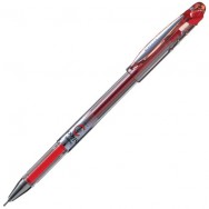 Ручка гелевая Pentel Slicci "BG 207-B" красная, 0,7мм