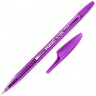 Ручка шариковая Piano PT-1147 Classic фиолетовая, масляная, 0,7мм