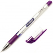 Ручка шариковая Piano PТ-195-C Buterfly фиолетовая, масляная, 0,5мм