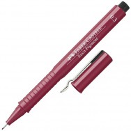 Ручка линер Faber Castell 166321 "Eco Pigment" красная, 0,3мм