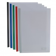 Папка с планкой-прижимом A4 BuroMax 3371-99 2-65л, 10мм, ассорти, пластик 160мкм