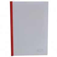 Папка с планкой-прижимом A4 BuroMax 3372-05 2-95л, 15мм, красный, пластик 160мкм