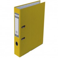 Регистратор  BuroMax А4/ 50 3012-08c желтый, металлическая окантовка