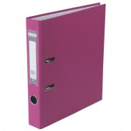 Регистратор  BuroMax А4/ 50 3012-10c розовый, металлическая окантовка