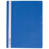 Скоросшиватель пластиковый BuroMax A4 3311-02 синий, глянцевый