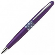 Ручка шариковая Pilot MR Retro Pop Collection Ellipse Ring фиолетовый металлик, 1,0 мм, BP-MR3-M-EP-L-E