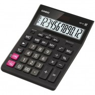 Калькулятор настольный 12р Casio GR-12-W-EP черный, большой дисплей, 209х155х34,5 мм