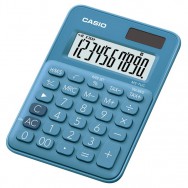 Калькулятор настольный 10р Casio MS-7UC-BU-S-EC голубой корпус, 120х85,5х19,4 мм