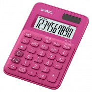 Калькулятор настольный 10р Casio MS-7UC-RD-S-EC розовый корпус, 120х85,5х19,4 мм