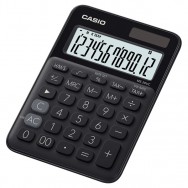 Калькулятор настольный 12р Casio MS-20UC-BK-S-ES черный корпус, 149,5х105х22,8 мм