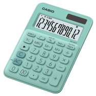 Калькулятор настольный 12р Casio MS-20UC-GN-S-ES бирюзовый корпус, 149,5х105х22,8 мм