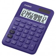 Калькулятор настольный 12р Casio MS-20UC-PL-S-ES фиолетовый корпус, 149,5х105х22,8 мм