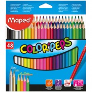Карандаши  цветные 48 цветов Maped COLOR PEPS Classic трехгранные MP.832048