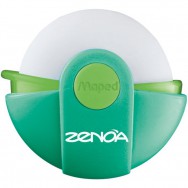 Ластик  MAPED "Zenoa" в поворотном футляре, 3 цвета аасорти 50х50х20 мм, MP.511320