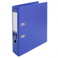 Регистратор  Economix А4/ 70 39723*-02 LUX синий, металлическая окантовка, 2-сторонний