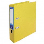 Регистратор  Economix А4/ 70 39723*-05 LUX желтый, металлическая окантовка, 2-сторонний