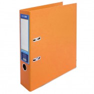 Регистратор  Economix А4/ 70 39723*-06 LUX оранжевый, металлическая окантовка, 2-сторонний