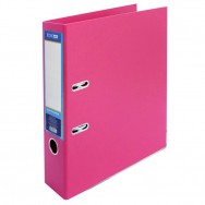 Регистратор  Economix А4/ 70 39723*-09 LUX розовый, металлическая окантовка, 2-сторонний