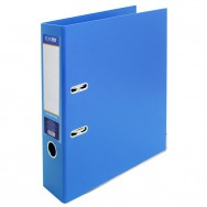 Регистратор  Economix А4/ 70 39723*-11 LUX голубой, металлическая окантовка, 2-сторонний