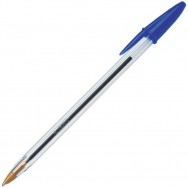 Ручка шариковая BIC Cristal синяя, масляная, 1,0мм, 847898