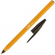 Ручка шариковая BIC Orange черная, масляная, 0,8мм, bc1199110114