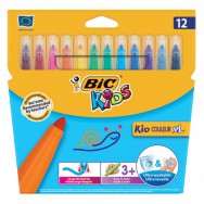 Фломастеры 12 цветов BIC Kid Couleur XL 4.5мм, 828966