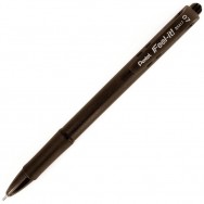 Ручка шариковая Pentel ВХ 417-A "IFeel-it" автоматическая, черная, масляная, 0,7мм