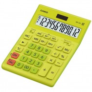Калькулятор настольный 12р Casio GR-12C-GN-W-EP салатовый, большой дисплей, 209х155х34,5 мм