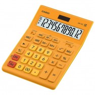 Калькулятор настольный 12р Casio GR-12C-RG-W-EP оранжевый, большой дисплей, 209х155х34,5 мм