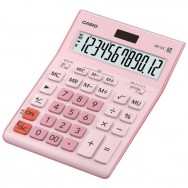 Калькулятор настольный 12р Casio GR-12C-PK-W-EP розовый, большой дисплей, 209х155х34,5 мм