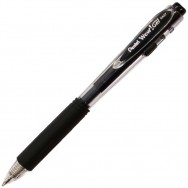 Ручка гелевая Pentel "K437-A" автоматическая, черная, 0,7мм
