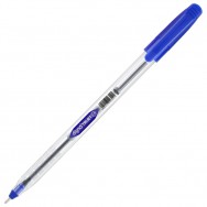 Ручка шариковая Digno TRIJET TROP синяя, масляная, трехгранный корпус, 0,7мм