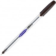 Ручка шариковая Digno TRIJET TROP черная, масляная, трехгранный корпус, 0,7мм