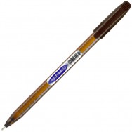 Ручка шариковая Digno TRIJET TRСOP черная, масляная, трехгранный корпус, 0,7мм