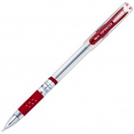 Ручка шариковая Digno TOPWRITER TROP красная, масляная, резиновый грип, 0,7мм