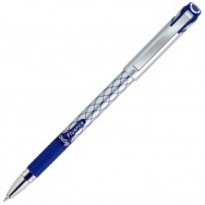 Ручка шариковая Digno FLUENCE FOPC синяя, масляная, резиновый грип, 0,7мм