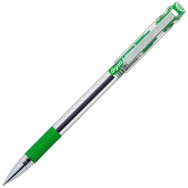 Ручка шариковая Digno S KLASS TROPC зеленая, масляная, резиновый грип, 0,7мм