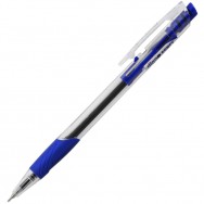 Ручка шариковая Digno COMFY TROP автоматическая, синяя, масляная, резиновый грип, 0,7мм