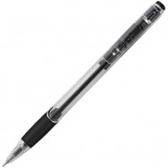 Ручка шариковая Digno COMFY TROP автоматическая, черная, масляная, резиновый грип, 0,7мм