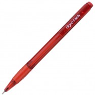 Ручка шариковая Digno COMFY TRСOP автоматическая, красная, масляная, резиновый грип, 0,7мм
