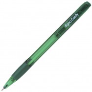 Ручка шариковая Digno COMFY TRСOP автоматическая, зеленая, масляная, резиновый грип, 0,7мм