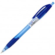 Ручка шариковая Digno MYKRA автоматическая, синяя, масляная, резиновый грип, 0,7мм