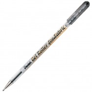 Ручка гелевая Pentel Pentel Gel Roller for Fabric BN15 -АО для ткани, черная, 1,0мм