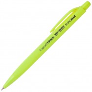 Ручка шариковая BuroMax 8272 Tropical Touch автоматическая, синяя, масляная, корпус ассорти, 0.7мм