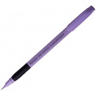Ручка шариковая BuroMax 8356-01 Provence Grip PASTEL синяя, масляная, корпус ассорти, рез.грипп, 0.7мм