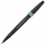 Ручка-кисточка Pentel BRUSH SIGN PEN ARTIST® SESF30C-DХ зеленая