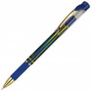 Ручка шариковая Optima 15685 "MASTER" синяя, масляная, рез.грип, 0,7мм