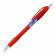 Ручка шариковая Digno ARC ARK CX TNT автоматическая, красная, масляная, резиновый грип, 0,7мм