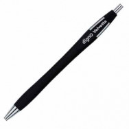 Ручка шариковая Digno VELVETTA автоматическая, черная, масляная, 0,7мм