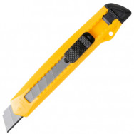 Нож канцелярский 18мм Economix 40526 пластиковый корпус, механическая фиксация